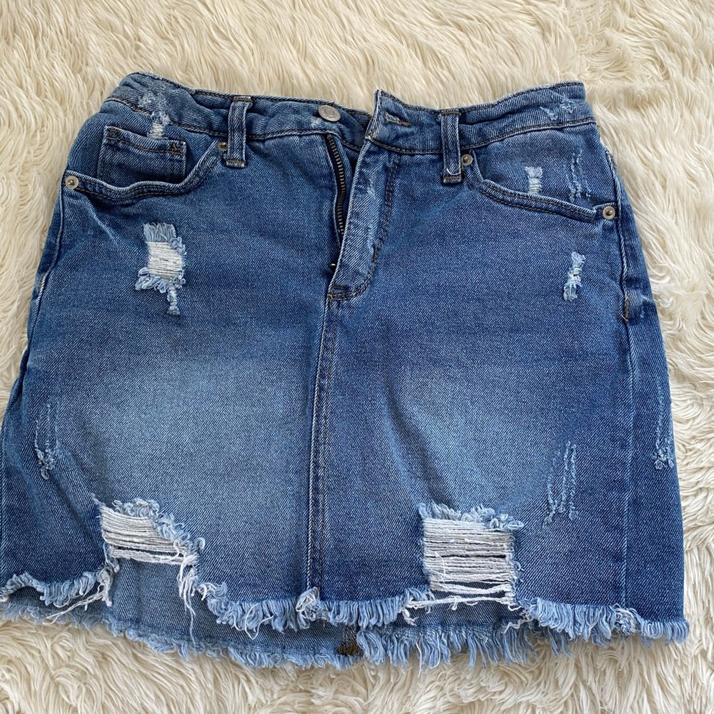 jean skirt